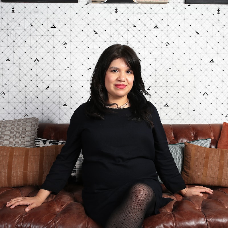 Portrait of Chicago Poetry Center board member Ana Espinoza