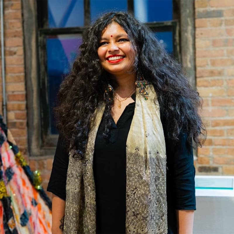 Portrait of Chicago Poetry Center board member Darshita Jain